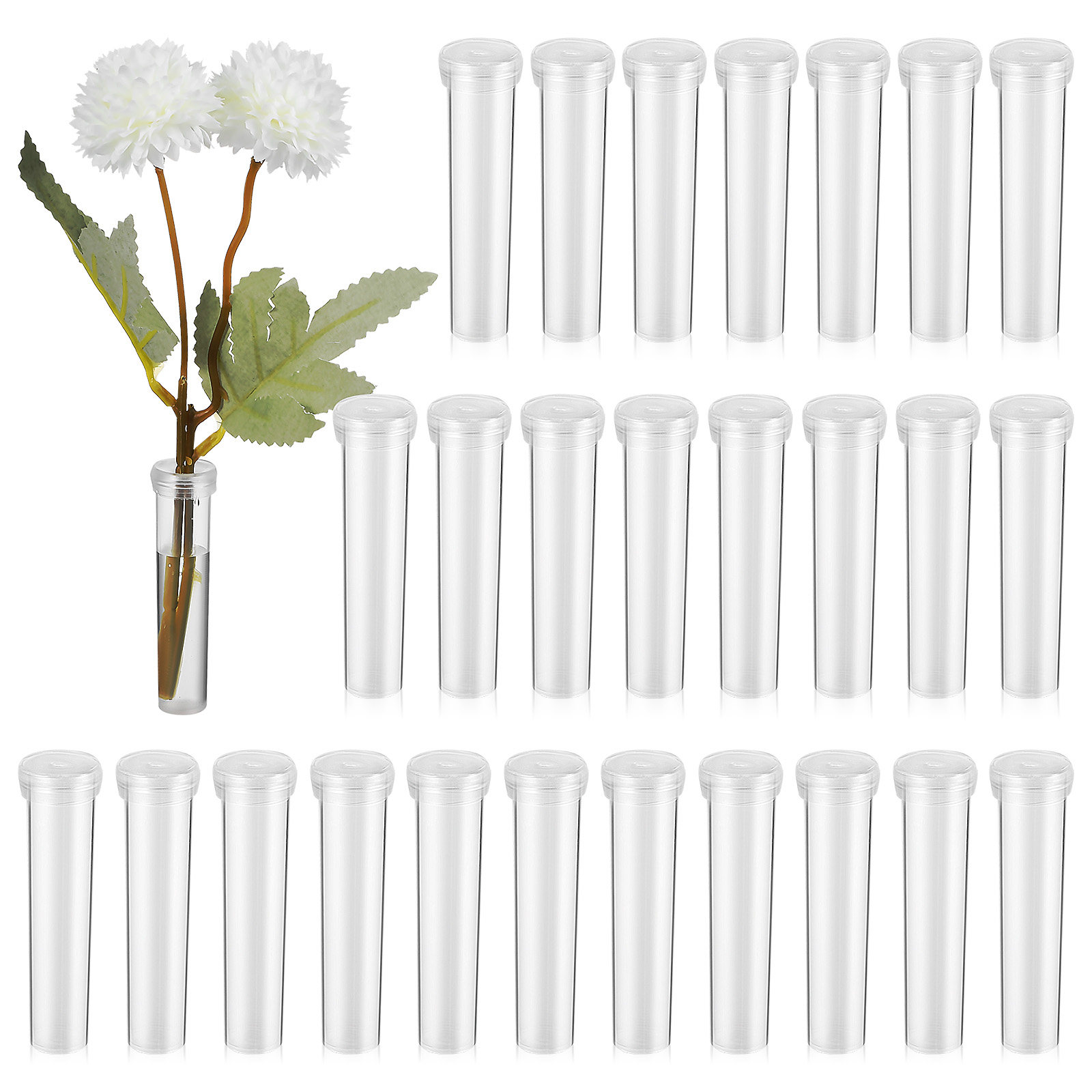 Supply For Florist - 100 Tubos de Agua para Flores,
