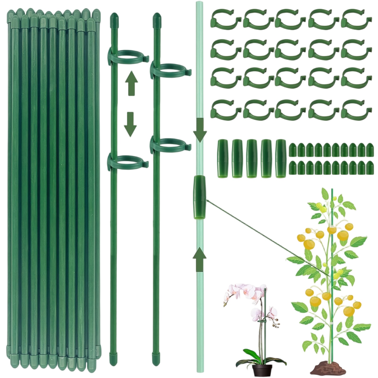 Florist Supply Bulk - Soportes para Plantas, Varillas para Tallos