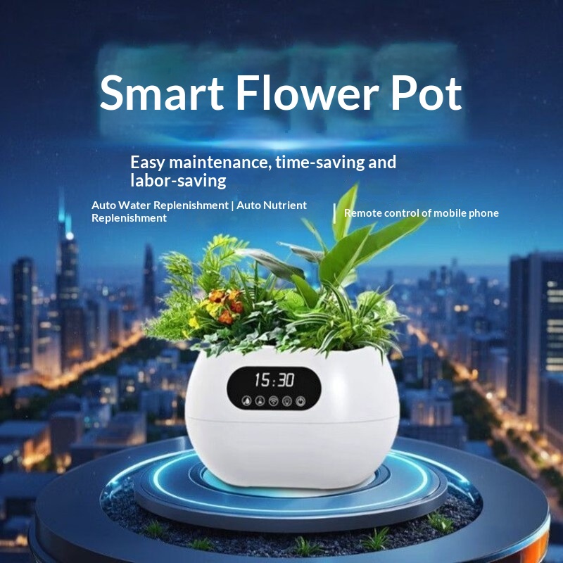 Flower Supply - Maceta Inteligente con IA, Riego Automático,