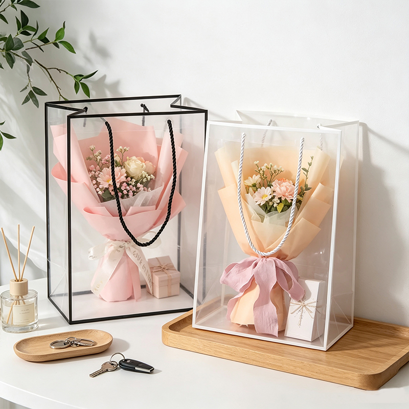 Florist Supply House - Bolsa de plástico transparente para floristería,