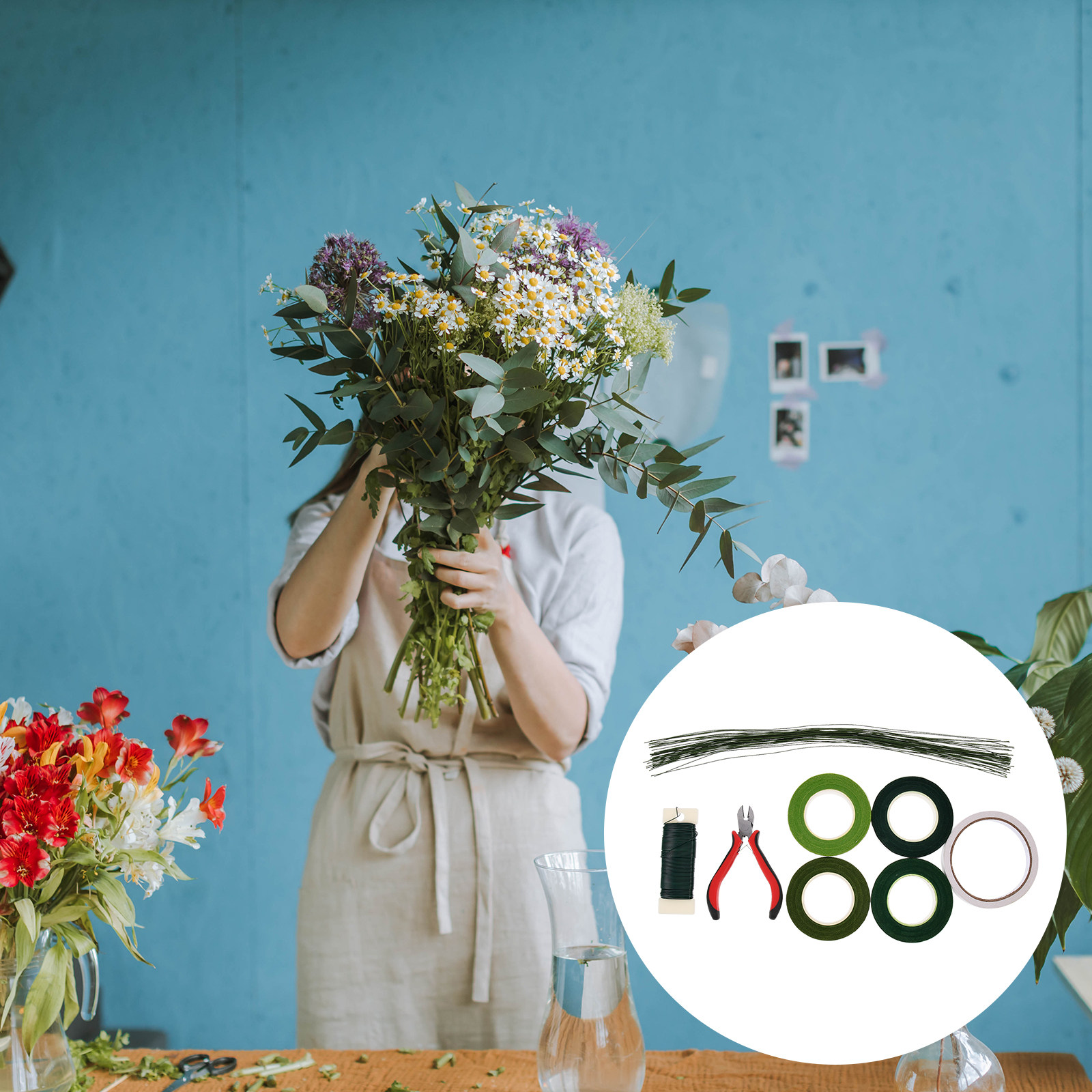 Wire Stem Florist - 1 Set de Herramientas para Arreglos