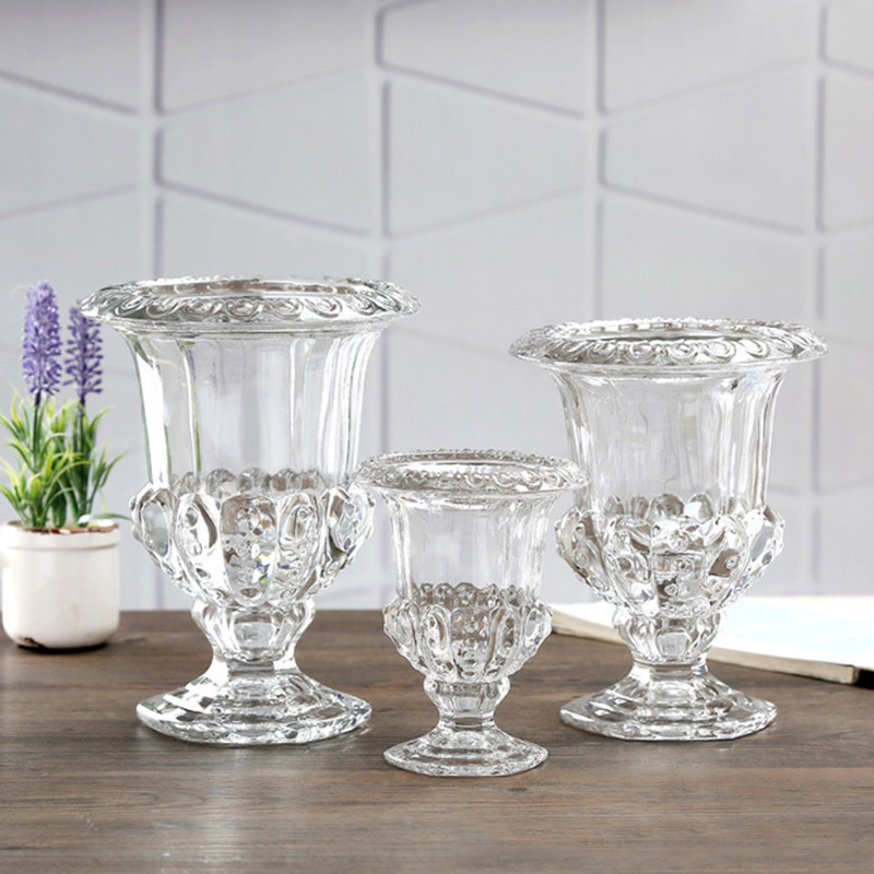 Florero de vidrio transparente - Florist Supply Bulk reseña y precio
