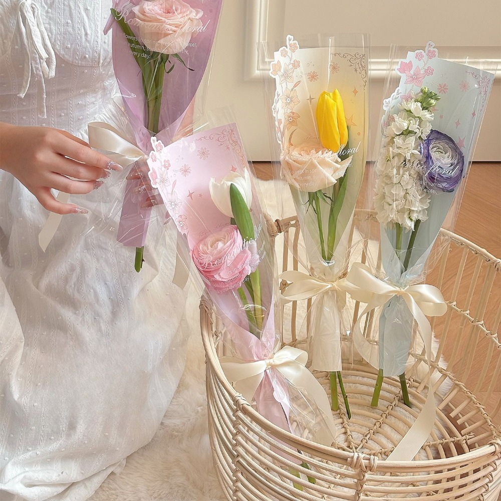 10 Bolsas Transparentes para E - Florist Supply House reseña y precio