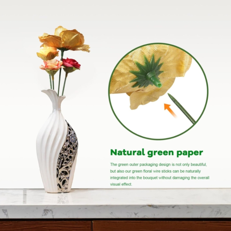 100 piezas de tallo floral, va - Wire Stem Florist reseña y precio
