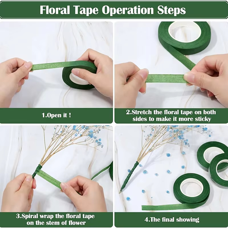 Cinta Floral Verde de 20 Yarda - Supply For Florist reseña y precio