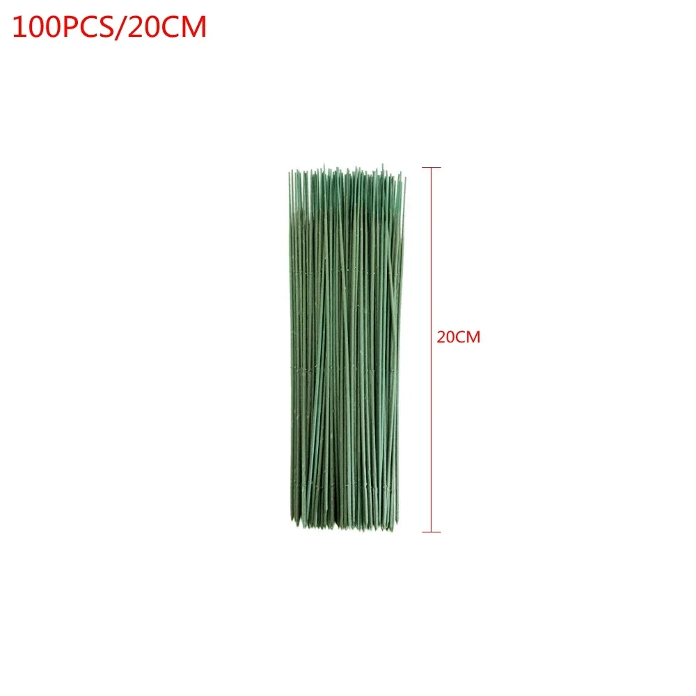 100 Uds. Vástago Artificial en - Wire Stem Florist reseña y precio