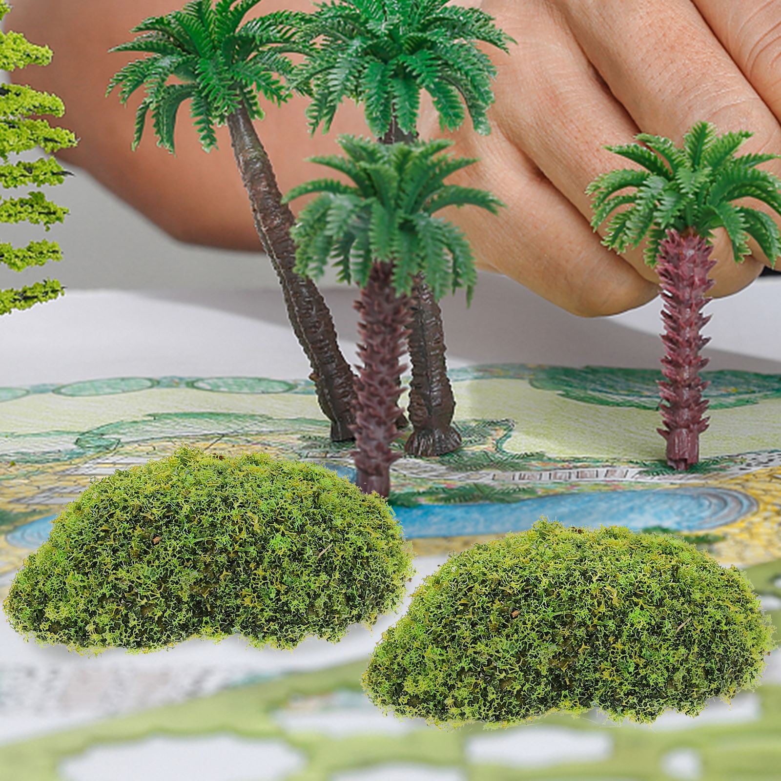 12 Uds. De rocas de musgo arti - Preserved Moss Sheet reseña y precio