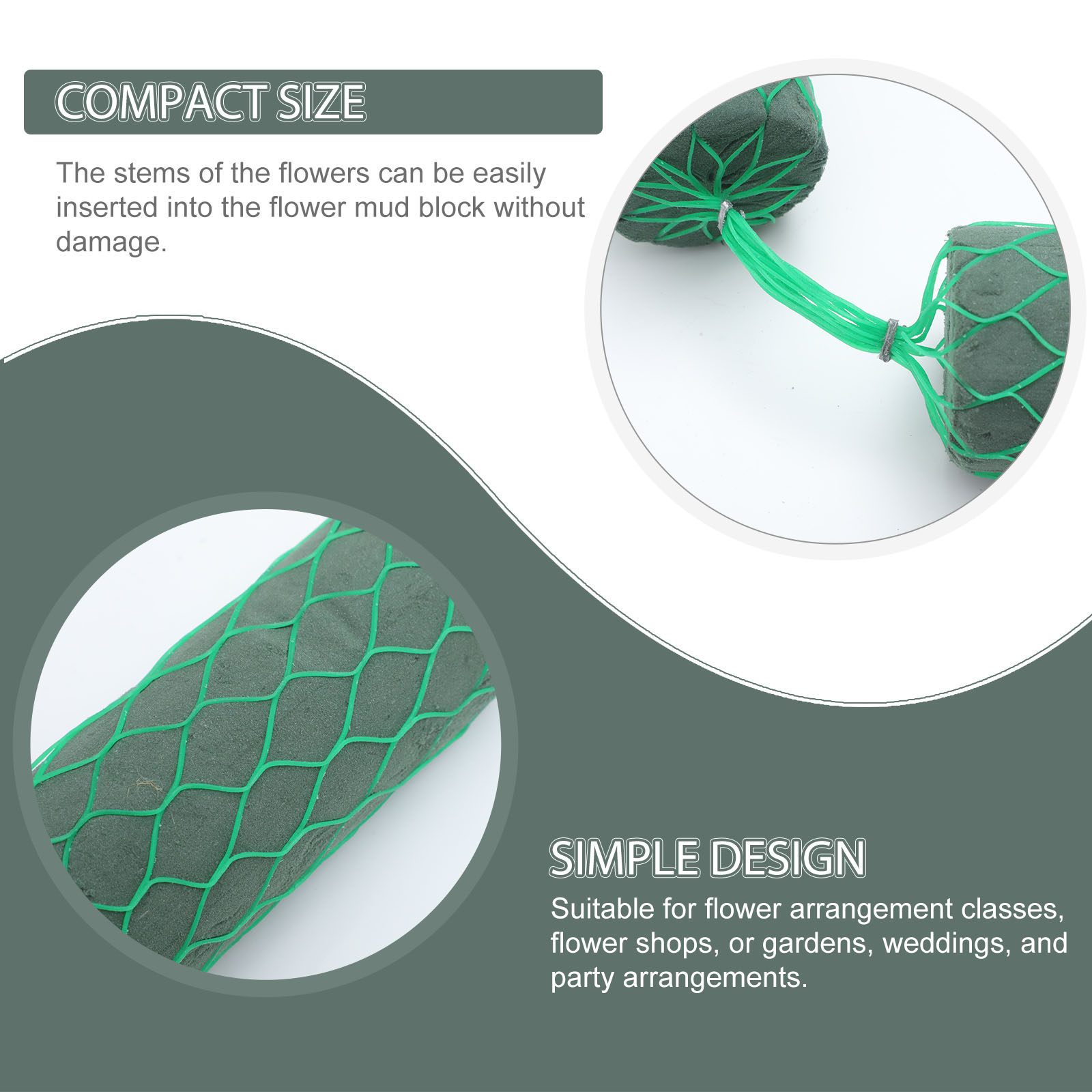 1 Set de Espuma Floral en Form - Supply For Florist reseña y precio