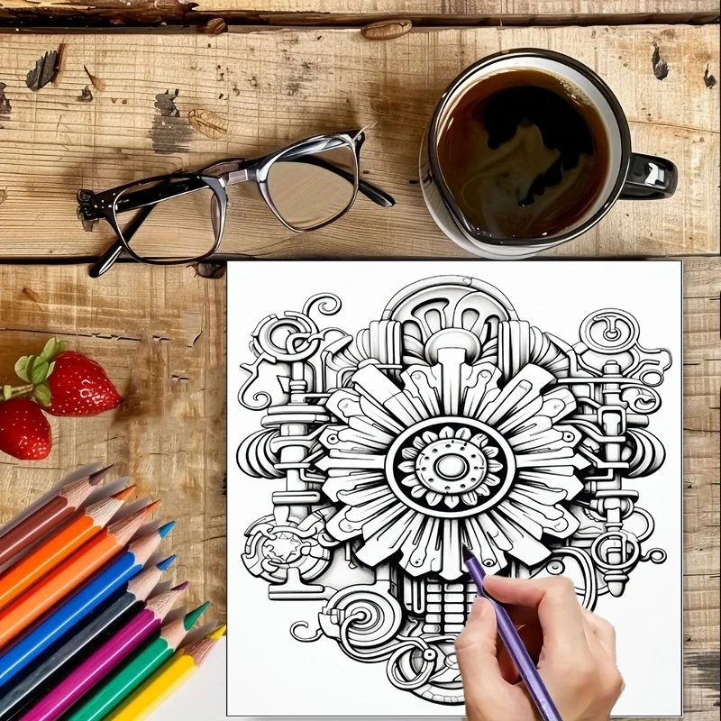 Libro para colorear de flores  - Flower Supply reseña y precio