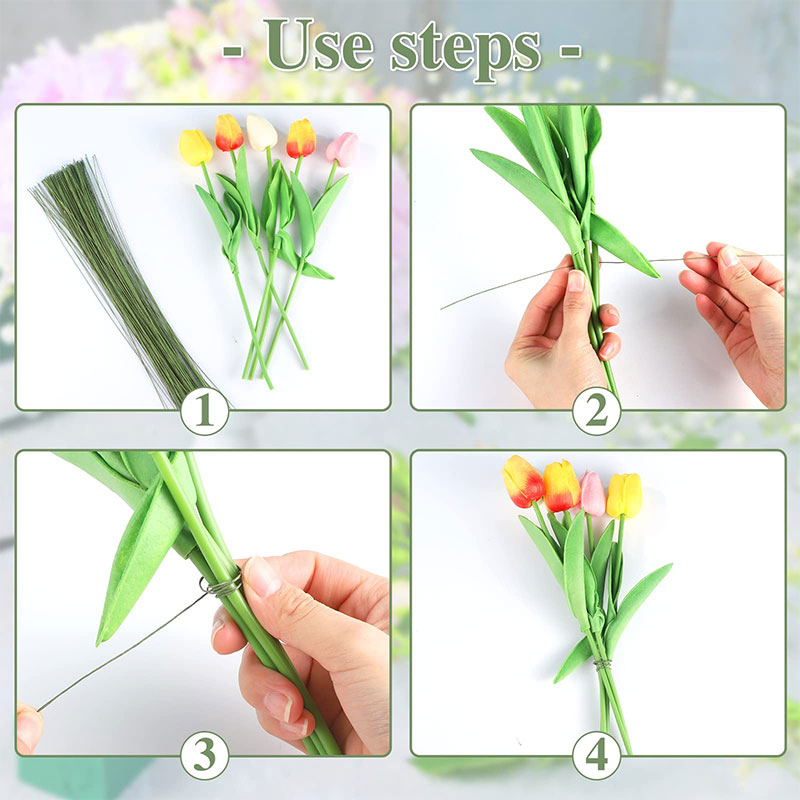 100 Uds. Alambre Floral de alt - Wire Stem Florist reseña y precio